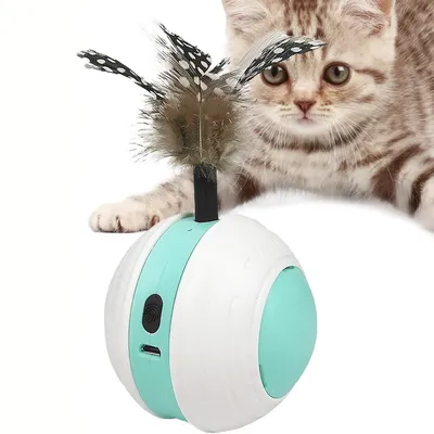 Jouet de puzzle interactif pour chat, Balle automatique