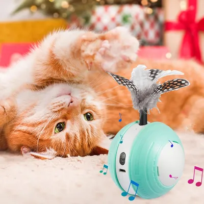 Jouet interactif balle électrique pour chat