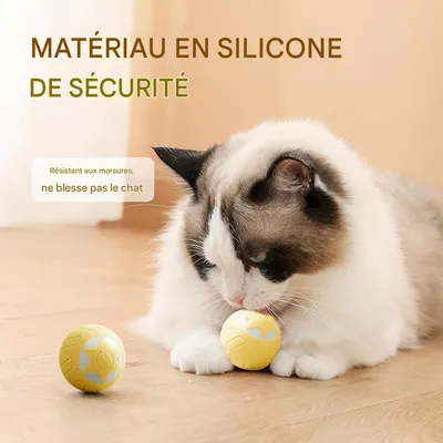 Living123 Jouet à roulettes pour chat - Star Planet