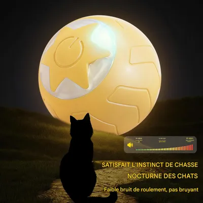 Living123 Jouet à roulettes pour chat - Star Planet