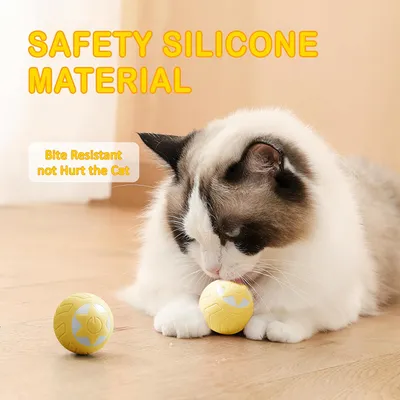 Living123 Jouet à roulettes pour chat - Star Planet