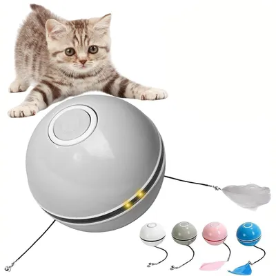 Automatic LED Intelligent Cat Ball, Interactive