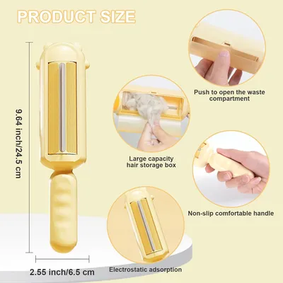 Living123 Brosse anti - poils pour chat et chien