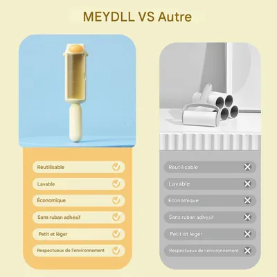 Living123 Brosse anti - poils pour chat et chien