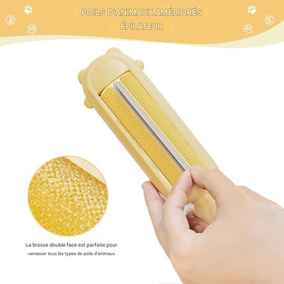Living123 Brosse anti - poils pour chat et chien