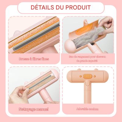 Rouleau anti Peluches réutilisable Pour les poils de chien et chat