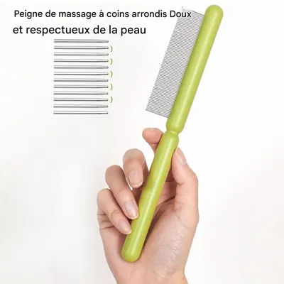Brosse de toilettage pour chat Équilibrée pour la peau du chat