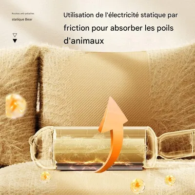 Living123 Brosse anti - poils pour chat et chien