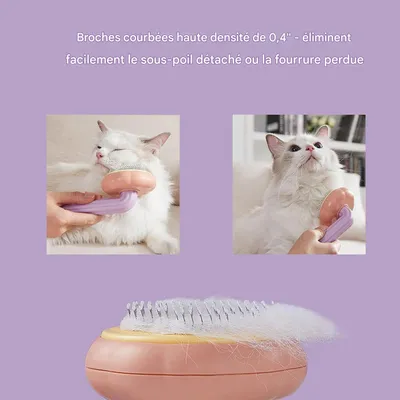 Living123 Peigne pour animaux de compagnie - Démêle les poils