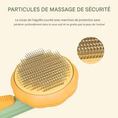 Living123 Peigne pour animaux de compagnie - Démêle les poils