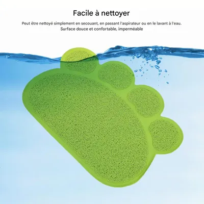 Tapis de bac à litière en PVC pour chat, 40X30CM