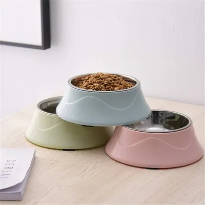 Bol en acier inoxydable pour chien et chat
