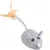 Jouet souris floquée rechargeable par USB pour chats
