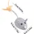 Jouet souris floquée rechargeable par USB pour chats