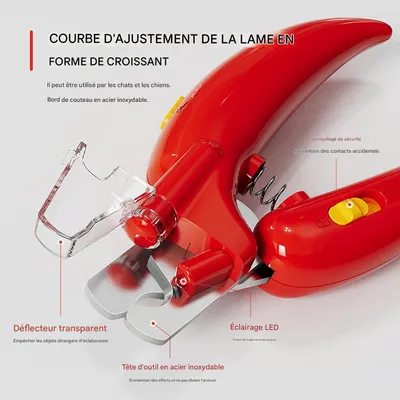Ciseaux coupe-griffes pour chien et chat