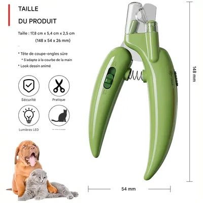 Ciseaux coupe-griffes pour chien et chat