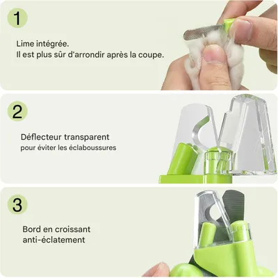 Ciseaux coupe-griffes pour chien et chat