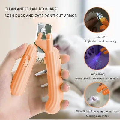 Ciseaux coupe-griffes pour chien et chat