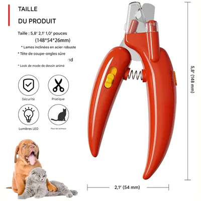 Ciseaux coupe-griffes pour chien et chat Ciseaux coupe-griffes pour chien et chat