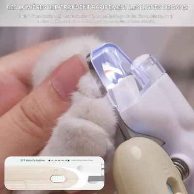 Living123 Ciseaux pour ongles de chats et chiens