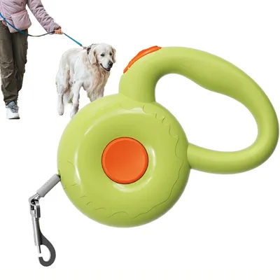 Corde de traction télescopique automatique pour chien, 300CM, Vert
