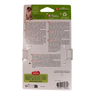 zolux - Brosse douce 12 cm pour chien à poils longs