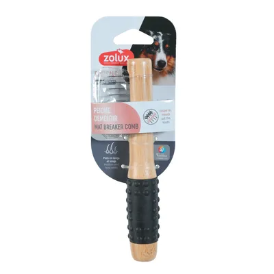 Peigne Démêloir 16.5 cm pour chien à Poils mi longs et longs