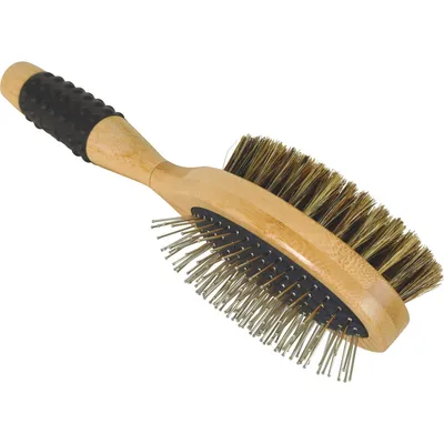 zolux - Brosse double 24.5 cm pour chien à poils longs