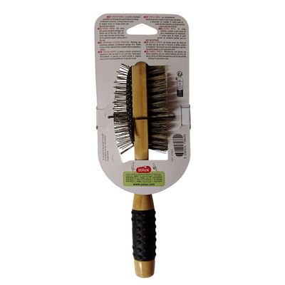 Brosse double 24.5 cm pour chien à poils longs