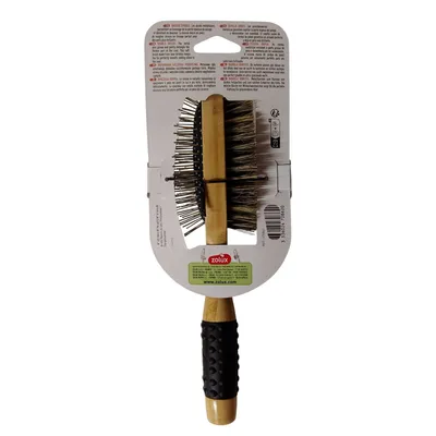 Brosse double 24.5 cm pour chien à poils longs