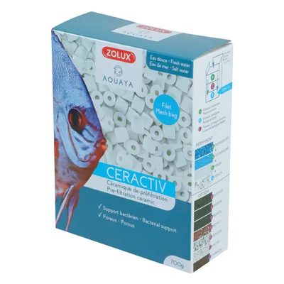 Ceractiv céramique de préfiltration 700 g pour aquarium