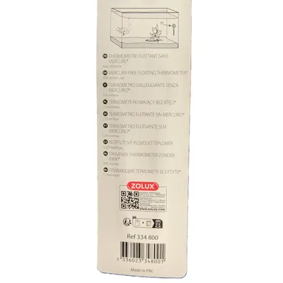 Thermomètre flottant 11.5 cm pour aquarium