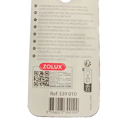 zolux - Thermomètre Nano 7 cm pour aquarium