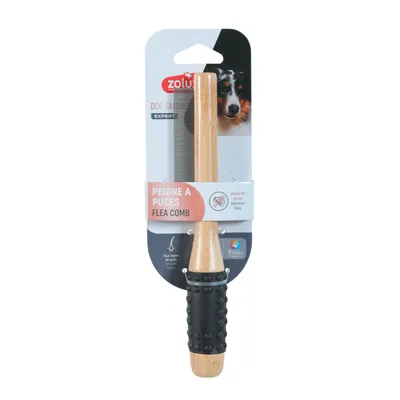Peigne à puces 19.5 cm pour chien Peigne à puces 19.5 cm pour chien