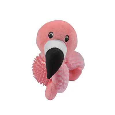 Jouet peluche balle sonore Flamant rose pour chien Jouet peluche balle sonore Flamant rose pour chien