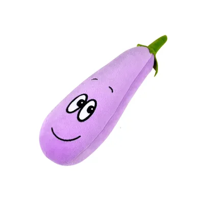 Peluche aubergine pour chien