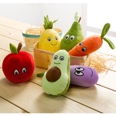 Jouet peluche carotte pour chien