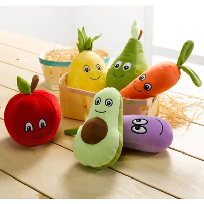 Jouet peluche carotte pour chien