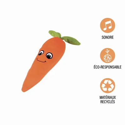 Jouet peluche carotte pour chien Jouet peluche carotte pour chien
