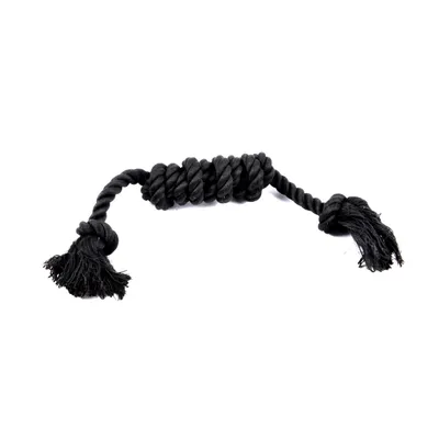 Jouet corde multi noeuds noir pour chien Jouet corde multi noeuds noir pour chien