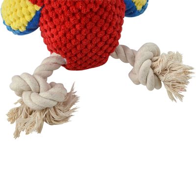 Jouet peluche Mateo le perroquet corde pour chien