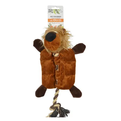 Jouet en peluche Lion pour chien