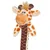 Jouet en peluche girafe feroce pour chien