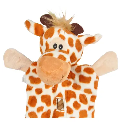 Jouet peluche Girafe et corde pour chien