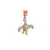 Jouet peluche coq brun pour chien