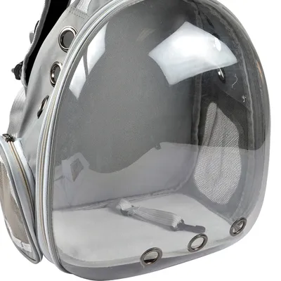Sac a dos de transport animaux avec capsule transparente