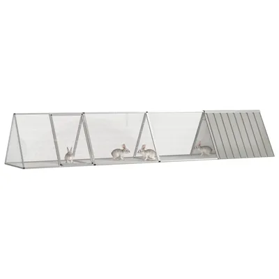 vidaXL cage pour lapins Acier vidaXL cage pour lapins Acier