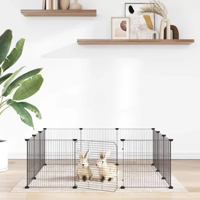 vidaXL cage pour animaux de compagnie Acier vidaXL cage pour animaux de compagnie Acier