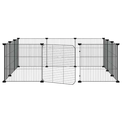 vidaXL cage pour animaux de compagnie Acier