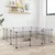 vidaXL cage pour animaux de compagnie Acier